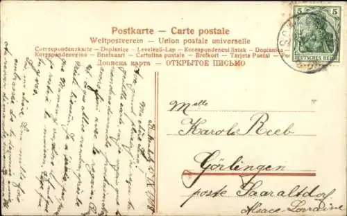 Ak Magda, Frau-Porträt, Kirschen, Perlen