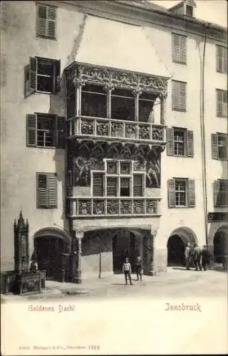 Ak Innsbruck in Tirol, Goldenes Dachl