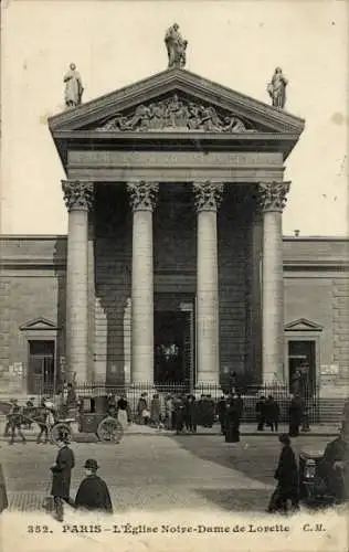 Ak Paris IX, Kirche Notre Dame de Lorette