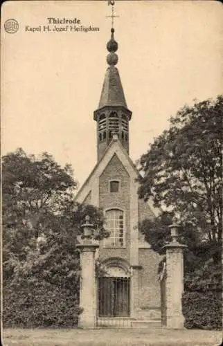 Ak Thielrode Tielrode Temse Ostflandern, Kapelle H Joseph-Schrein