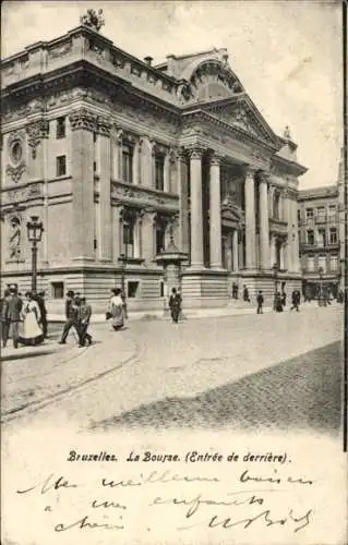 Ak Brüssel Brüssel, La Bourse