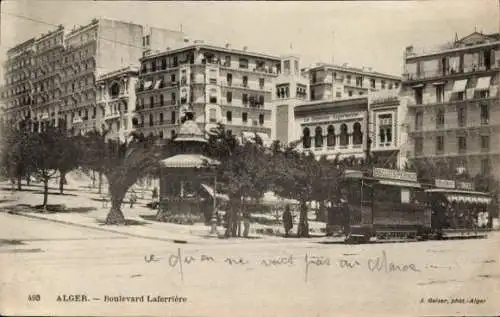 Ak Algier Alger Algerien, Laferriere Boulevard