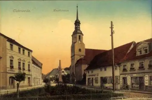 Ak Elsterwerda in Brandenburg, Hauptstraße