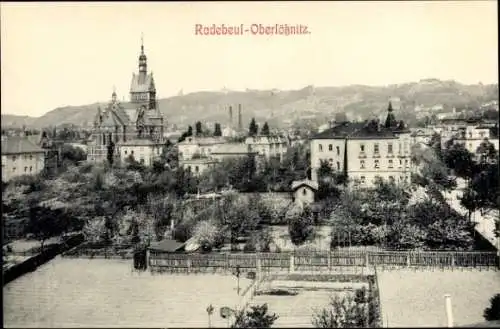 Ak Oberlössnitz Oberlößnitz Radebeul Sachsen, Stadtbild