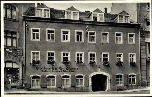 Ak Meißen an der Elbe, Vollraths Gasthaus, Hahnemannsplatz 20