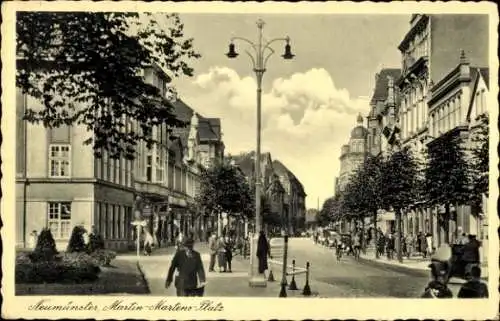 Ak Neumünster in Holstein, Martin Martens Platz