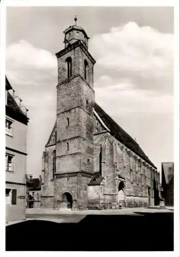 Ak Dinkelsbühl in Mittelfranken, St. Georgskirche