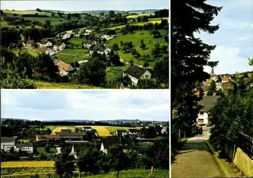 Ak Uslar im Solling Niedersachsen, Panorama, Teilansichten