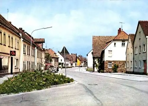 Ak Boffzen an der Oberweser, Straßenpartie