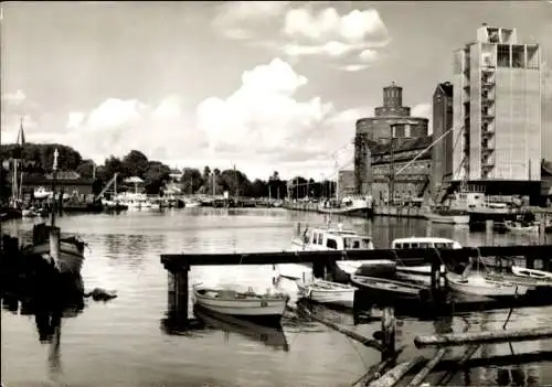 Ak Ostseebad Eckernförde, Binnenhafen