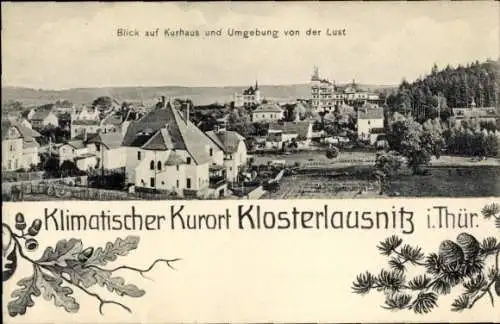 Ak Bad Klosterlausnitz in Thüringen, Panorama, Kurhaus