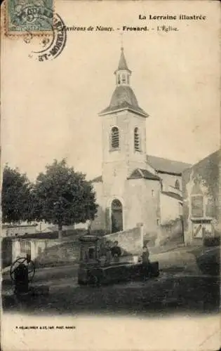 Ak Frouard Meurthe et Moselle, Kirche