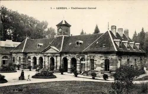 Ak Luxeuil les Bains Haute Saône, Thermalbad