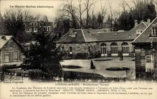 Ak Luxeuil les Bains Haute Saône, Thermaleinrichtung