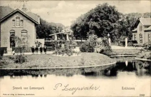 Ak Enkhuizen Nordholland Niederlande, Snouck van Loosenpark