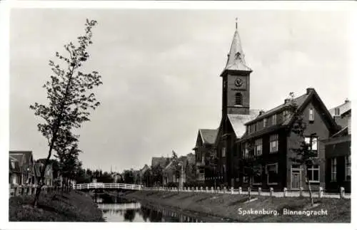 Ak Spakenburg Utrecht Niederlande, Binnengracht