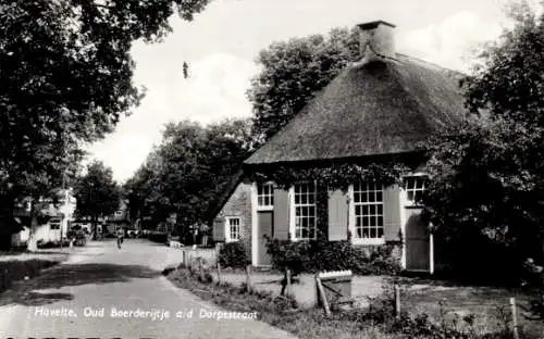 Ak Havelte Drenthe Niederlande, Oud Boerderijtje a/d Dorpsstraat