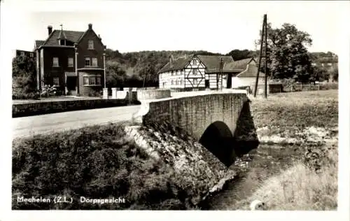 Ak Mechelen Limburg Niederlande, Blick auf das Dorf