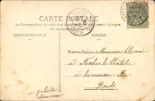 Ak Montbéliard Doubs, Vue Prise sur la Luzine