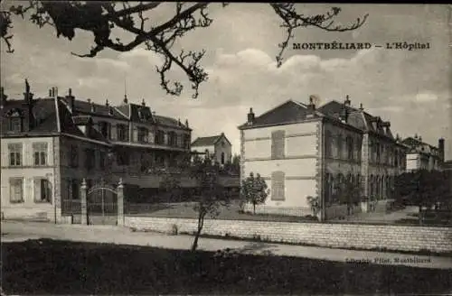 Ak Montbéliard Doubs, Krankenhaus