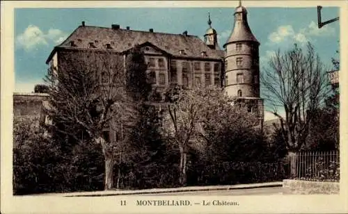 Ak Montbéliard Doubs, Chateau