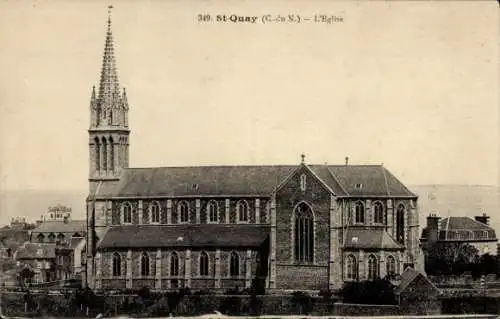 Ak Saint Quay Portrieux Cotes d'Armor, Kirche