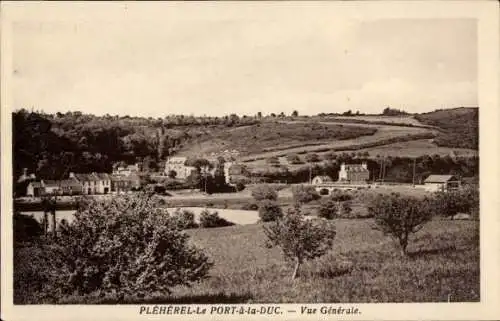 Ak Pléhérel Plage Frehel Côtes-d’Armor, Port a la Duc, Panorama
