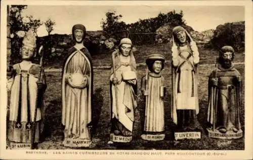 Ak Moncontour Cotes d'Armor, Bretagne, Le Saints Guerisseurs de Notre-Dame du Haut