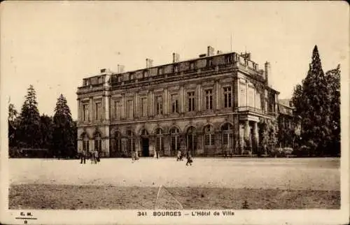 Ak Bourges Cher, Rathaus