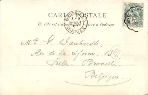 Ak Monthermé Ardennes, Kirche