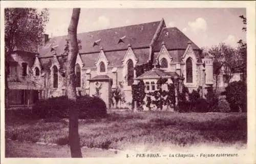 Ak La Turballe Loire-Atlantique, Pen Bron, La Chapelle, Facade exterieure