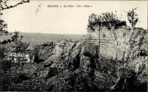 Ak Braine Aisne, La Folie