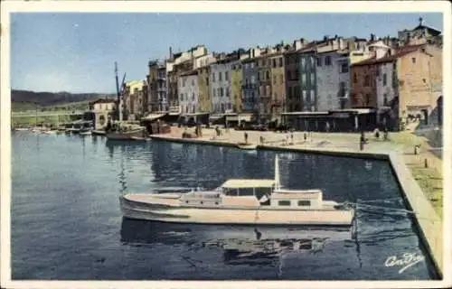 Ak Saint Tropez Var, Hafen