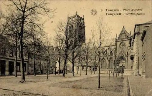 Ak Tongres Tongeren Flandern Limburg, Place d'armes