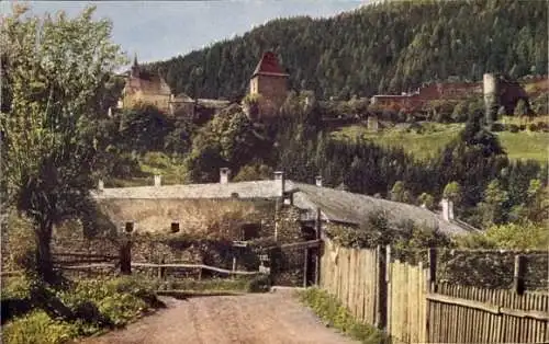 Ak Friesach in Kärnten, Ruine Petersberg