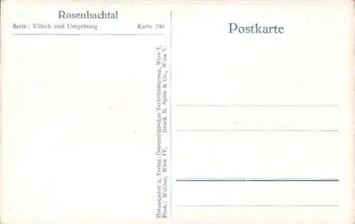 Ak Kärnten, Rosenbachtal