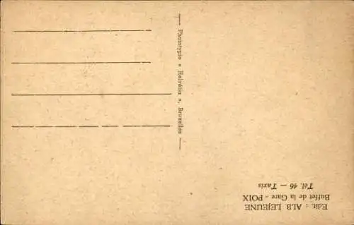 Ak Saint Hubert Wallonien Luxemburg, Val de Poix, Kapelle