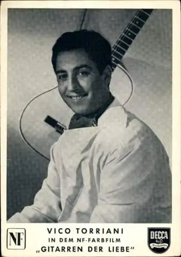 Ak Schauspieler Vico Torriani, Portrait, Gitarren der Liebe