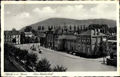 Ak Alfeld an der Leine, Bahnhof