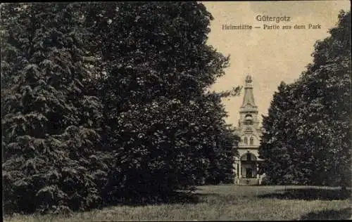 Ak Gütergotz Stahnsdorf Brandenburg, Heimstätte, Park