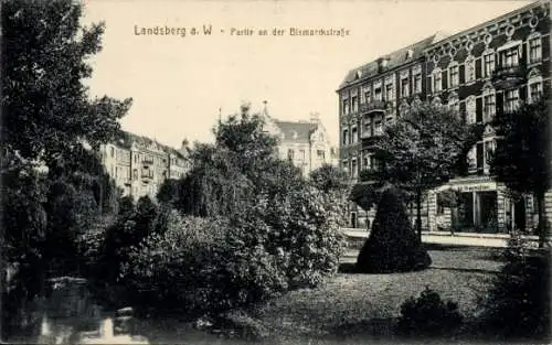 Ak Gorzów Wielkopolski Landsberg Warthe Ostbrandenburg, Bismarckstraße