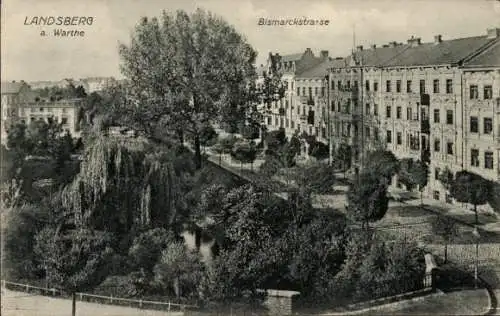 Ak Gorzów Wielkopolski Landsberg Warthe Ostbrandenburg, Bismarckstraße