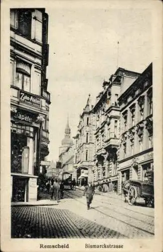 Ak Remscheid im Bergischen Land, Bismarckstraße, Zahn-Atelier