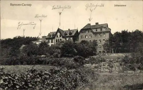 Ak Carnap Barmen Wuppertal, Johanneum