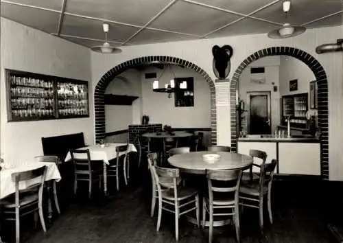 Ak Bad Lobenstein in Thüringen, Gaststätte, Innenansicht