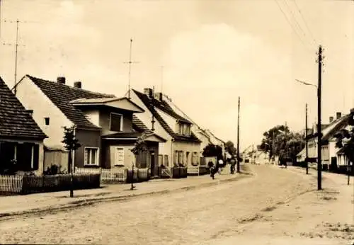 Ak Milow im Havelland, Friedensstraße