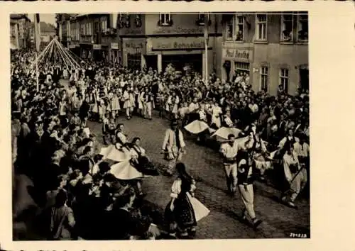 Ak Rudolstadt Thüringen, Fest des deutschen Volkstanzes