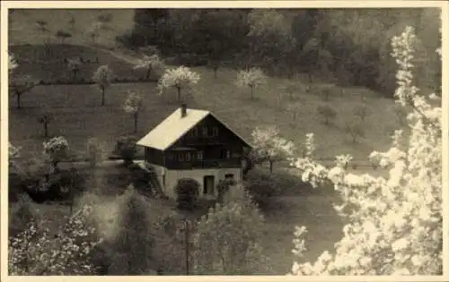 Ak Weickersgrüben Gräfendorf in Unterfranken, Haus