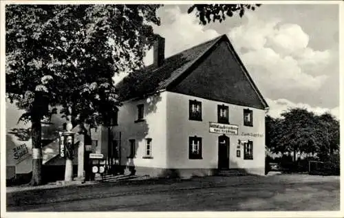 Ak Halver in Westfalen, Gasthof zum Grünenbaum, Tankstelle