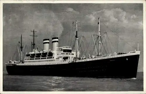 Ak Schnelldampfer Hansa, HAPAG